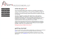 Desktop Screenshot of facttech.com